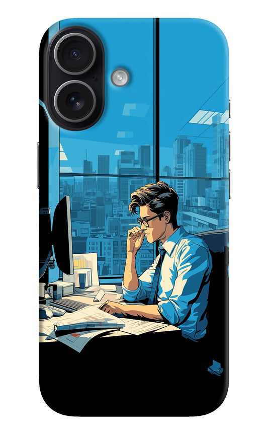 Focused Hustler (AI Generated) iPhone 17 Back Cover
