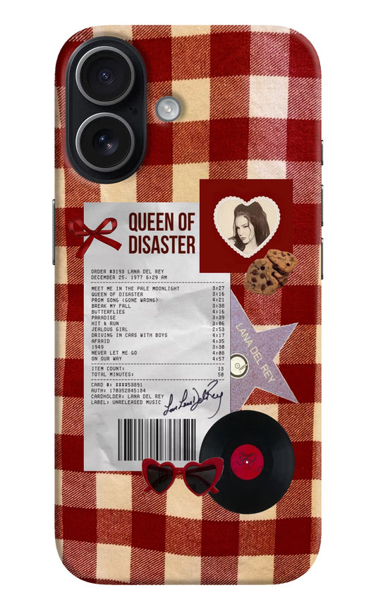 Queen of Disaster iPhone 17 Back Cover