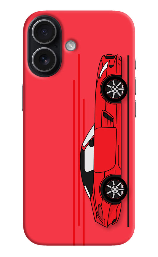 Red Velocity iPhone 17 Back Cover