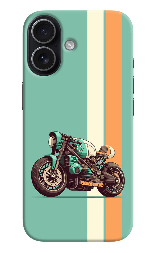 Striped Moto Drift iPhone 17 Back Cover