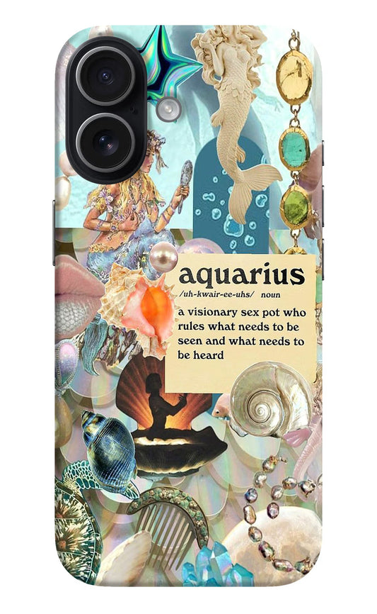 Aquarius Zodiac iPhone 17 Back Cover