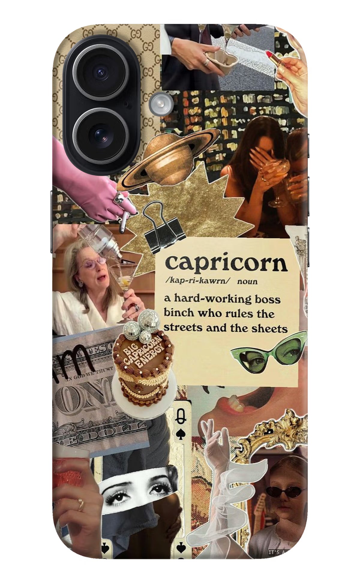 Capricorn Zodiac iPhone 17 Back Cover