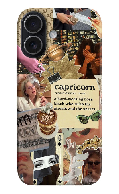 Capricorn Zodiac iPhone 17 Back Cover