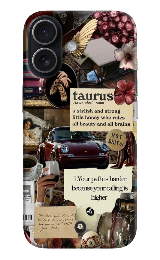 Taurus Zodiac iPhone 17 Back Cover