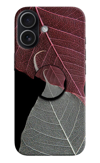 Leaf Pattern iPhone 17 Pop Case