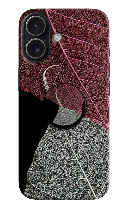 Leaf Pattern iPhone 17 Pop Case