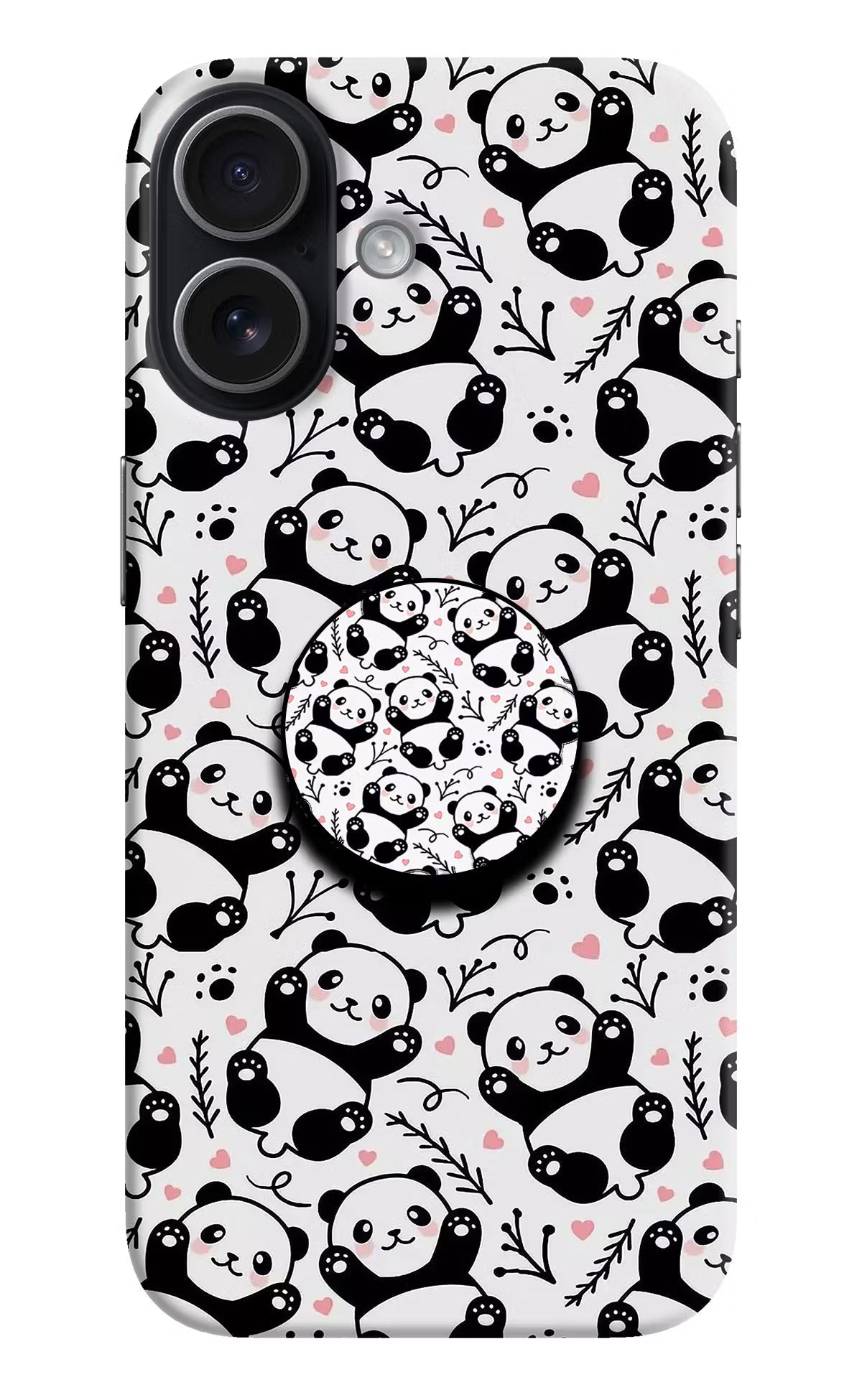 Cute Panda iPhone 17 Pop Case