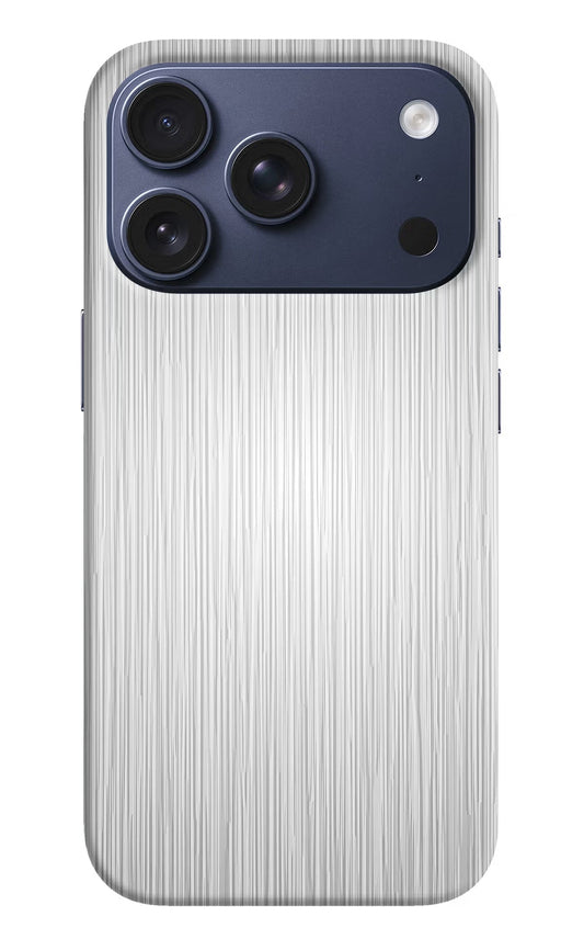 Wooden Grey Texture iPhone 17 Pro Back Cover
