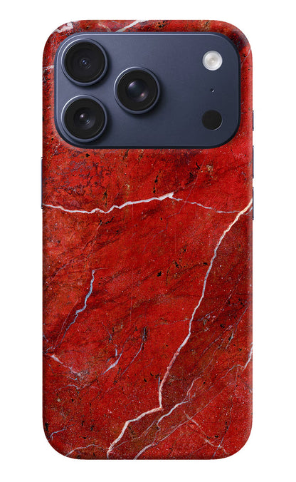 Red Marble Design iPhone 17 Pro Back Cover