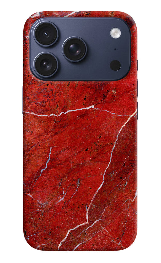 Red Marble Design iPhone 17 Pro Back Cover