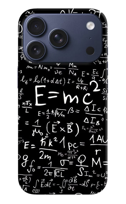 Physics Formula iPhone 17 Pro Back Cover