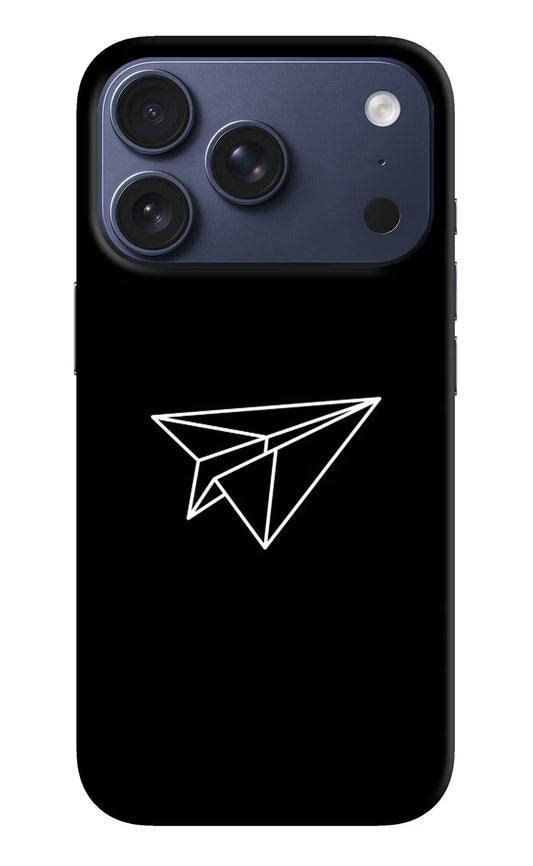Paper Plane White iPhone 17 Pro Back Cover