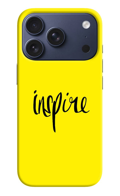 Inspire iPhone 17 Pro Back Cover