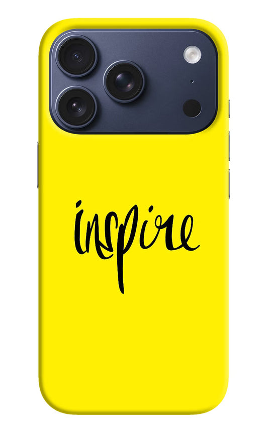 Inspire iPhone 17 Pro Back Cover