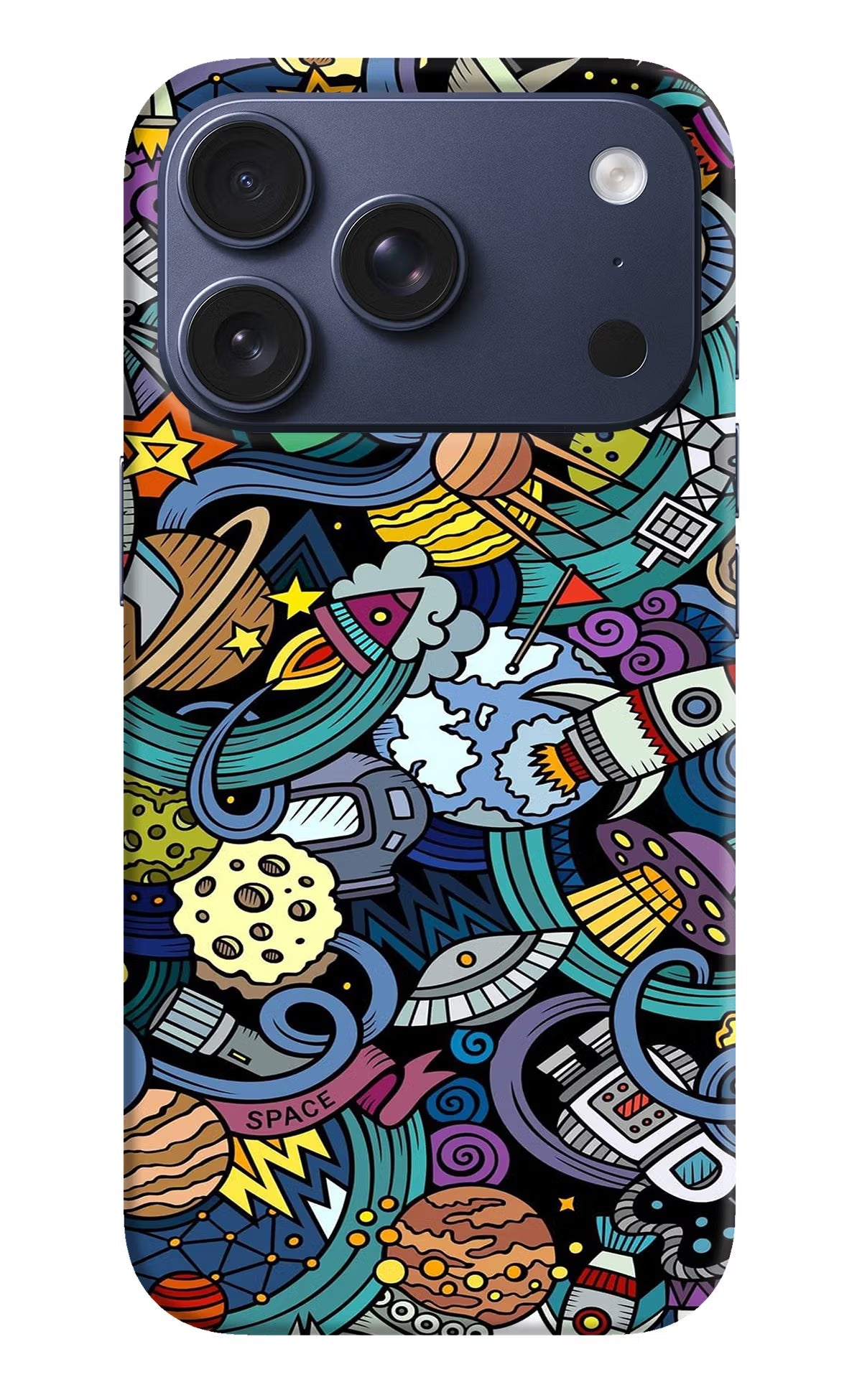 Space Abstract iPhone 17 Pro Back Cover