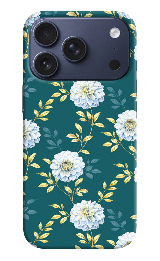 Flowers iPhone 17 Pro Back Cover