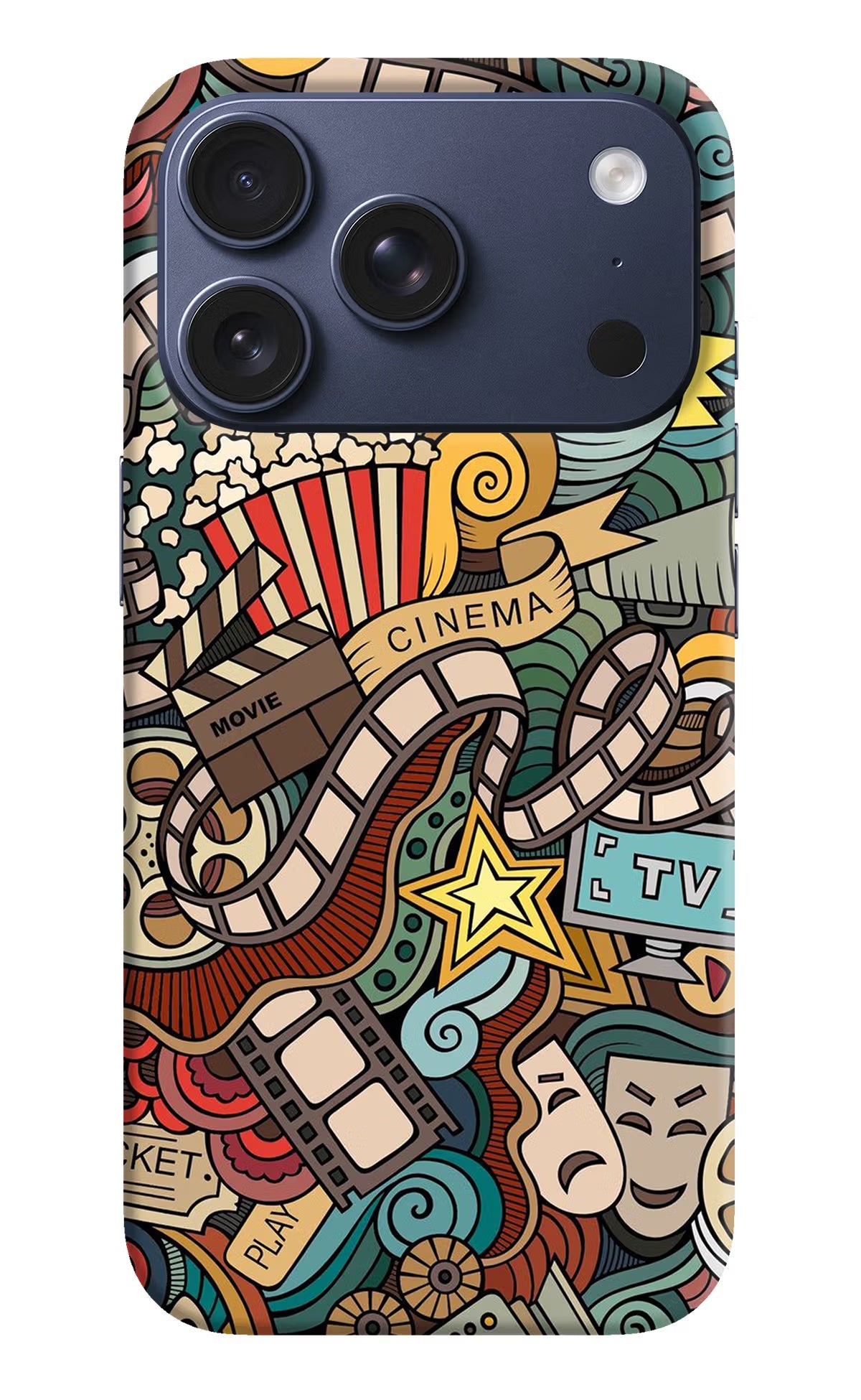 Cinema Abstract iPhone 17 Pro Back Cover