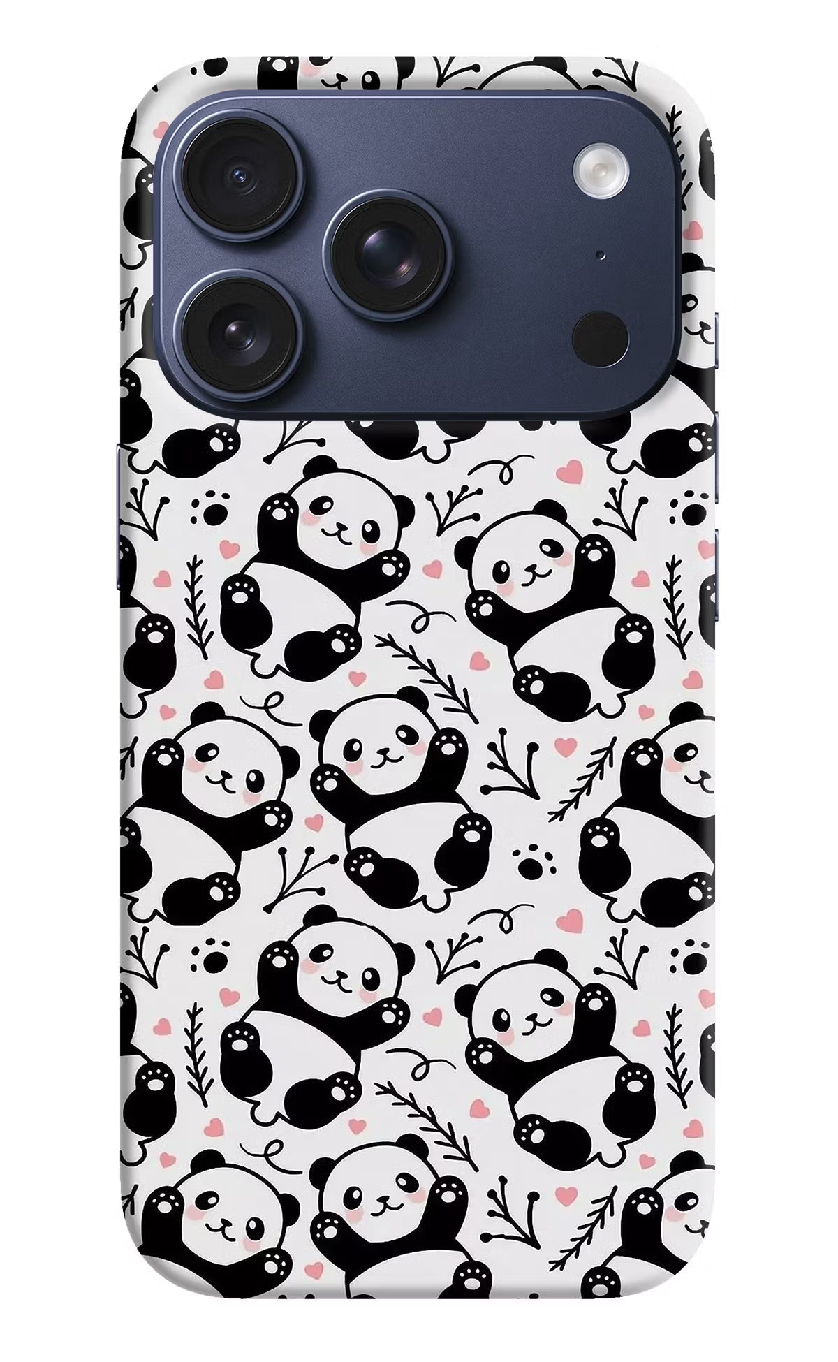 Cute Panda iPhone 17 Pro Back Cover