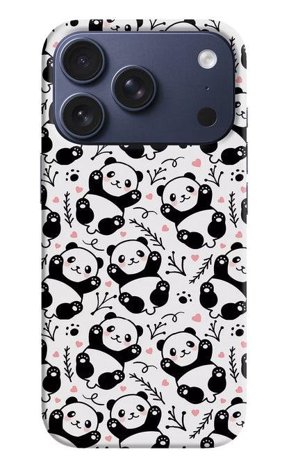 Cute Panda iPhone 17 Pro Back Cover