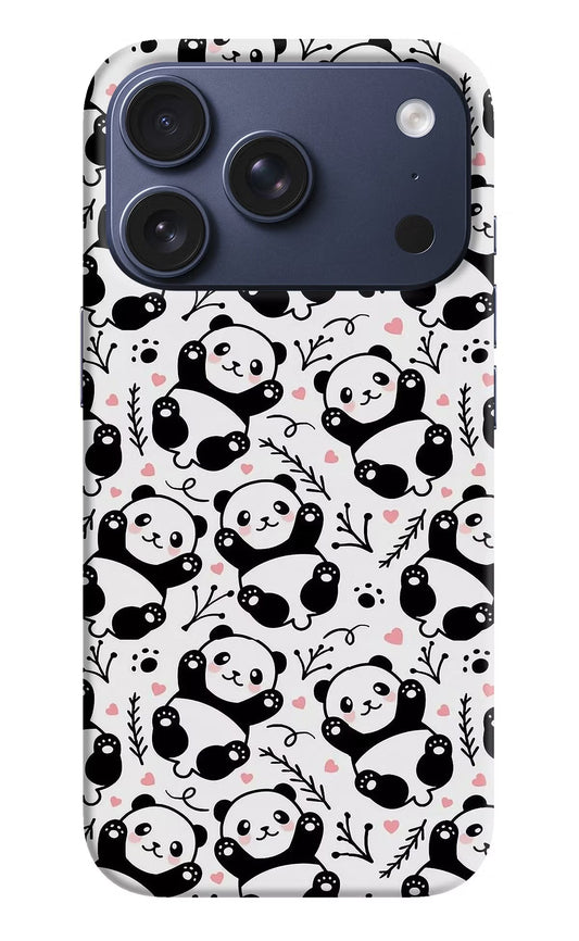 Cute Panda iPhone 17 Pro Back Cover