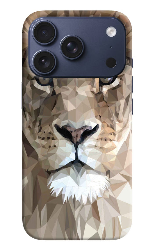 Lion Art iPhone 17 Pro Back Cover