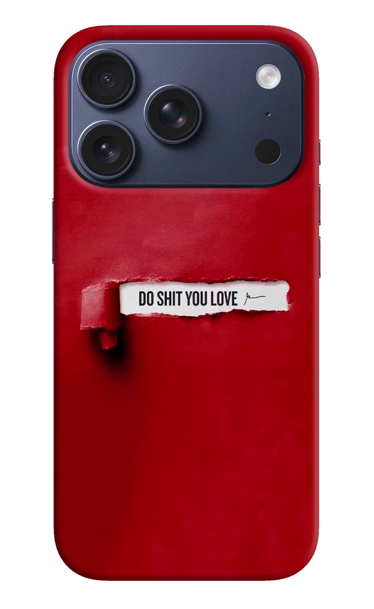 Do Shit You Love iPhone 17 Pro Back Cover