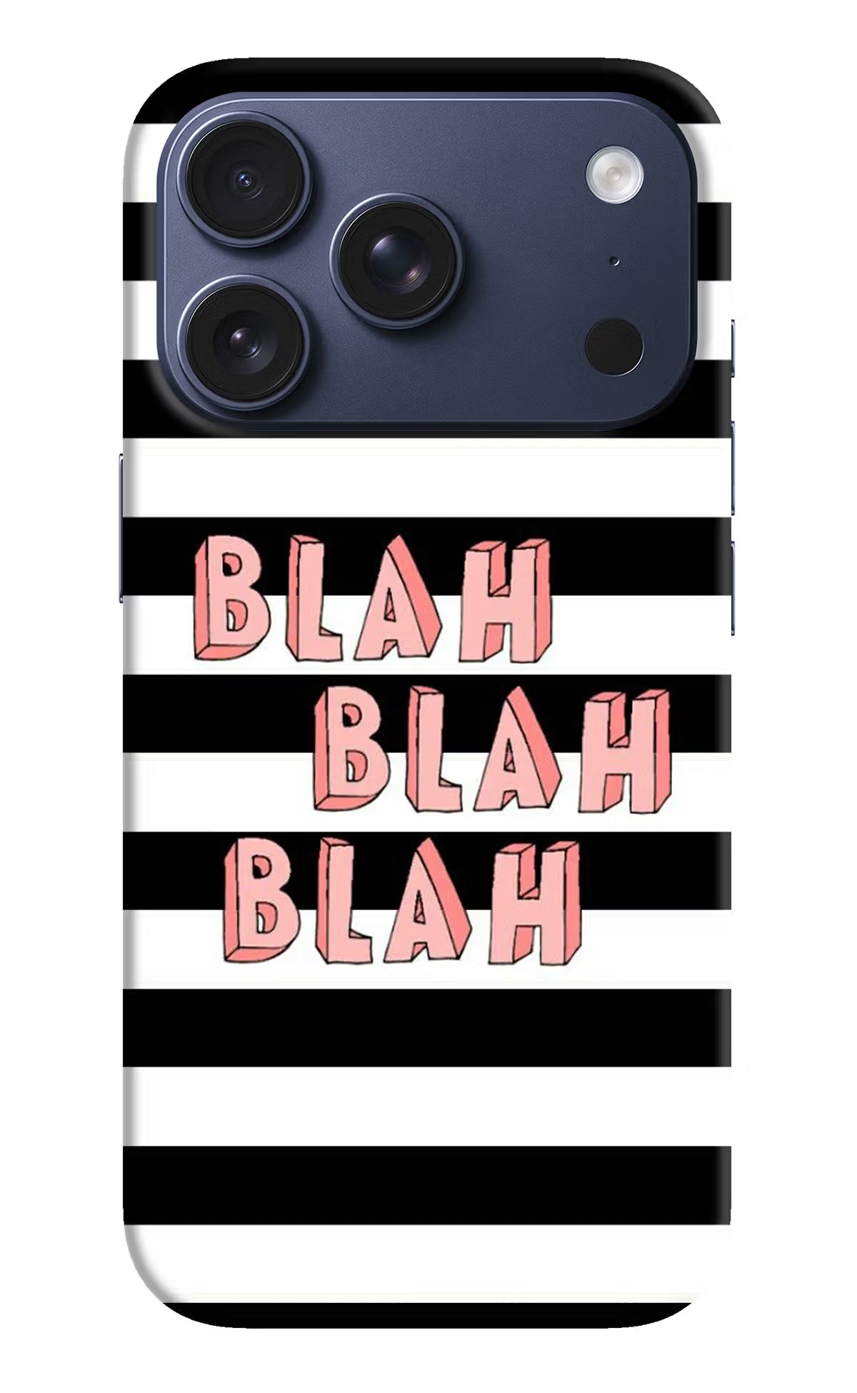 Blah Blah Blah iPhone 17 Pro Back Cover