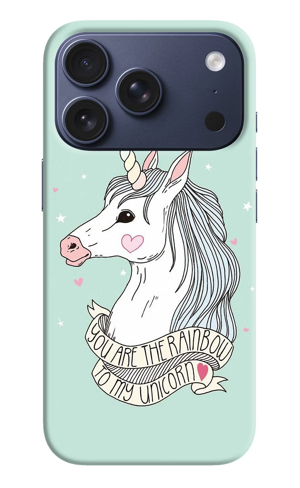 Unicorn Wallpaper iPhone 17 Pro Back Cover