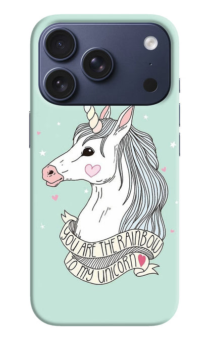 Unicorn Wallpaper iPhone 17 Pro Back Cover