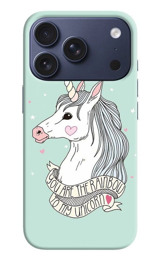 Unicorn Wallpaper iPhone 17 Pro Back Cover