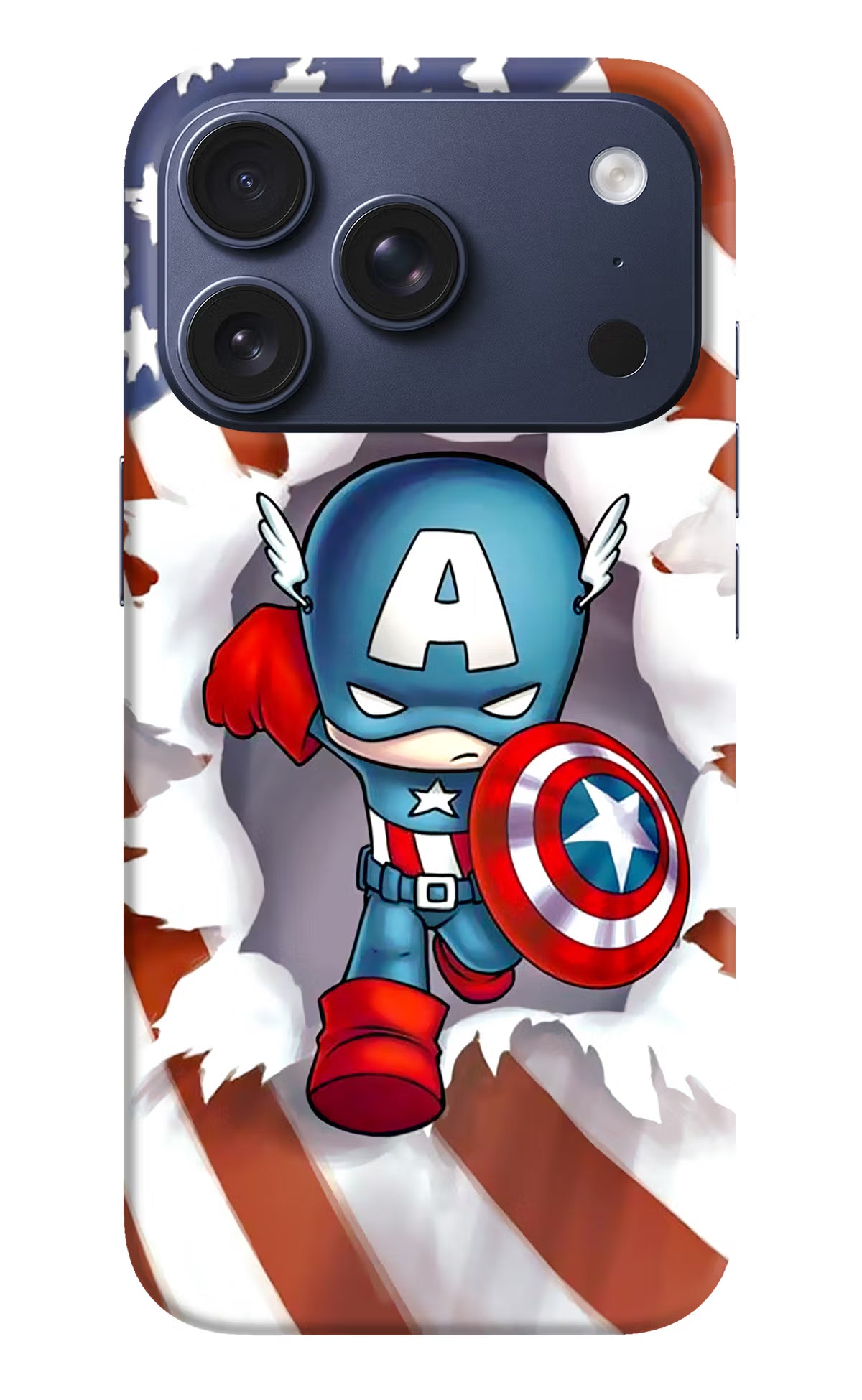 Captain America iPhone 17 Pro Back Cover