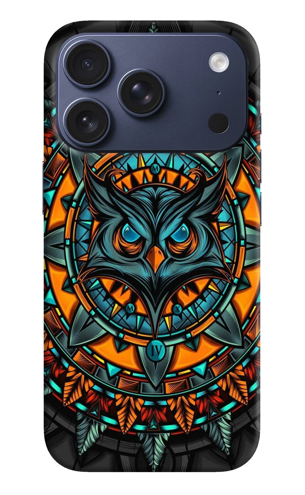 Angry Owl Art iPhone 17 Pro Back Cover