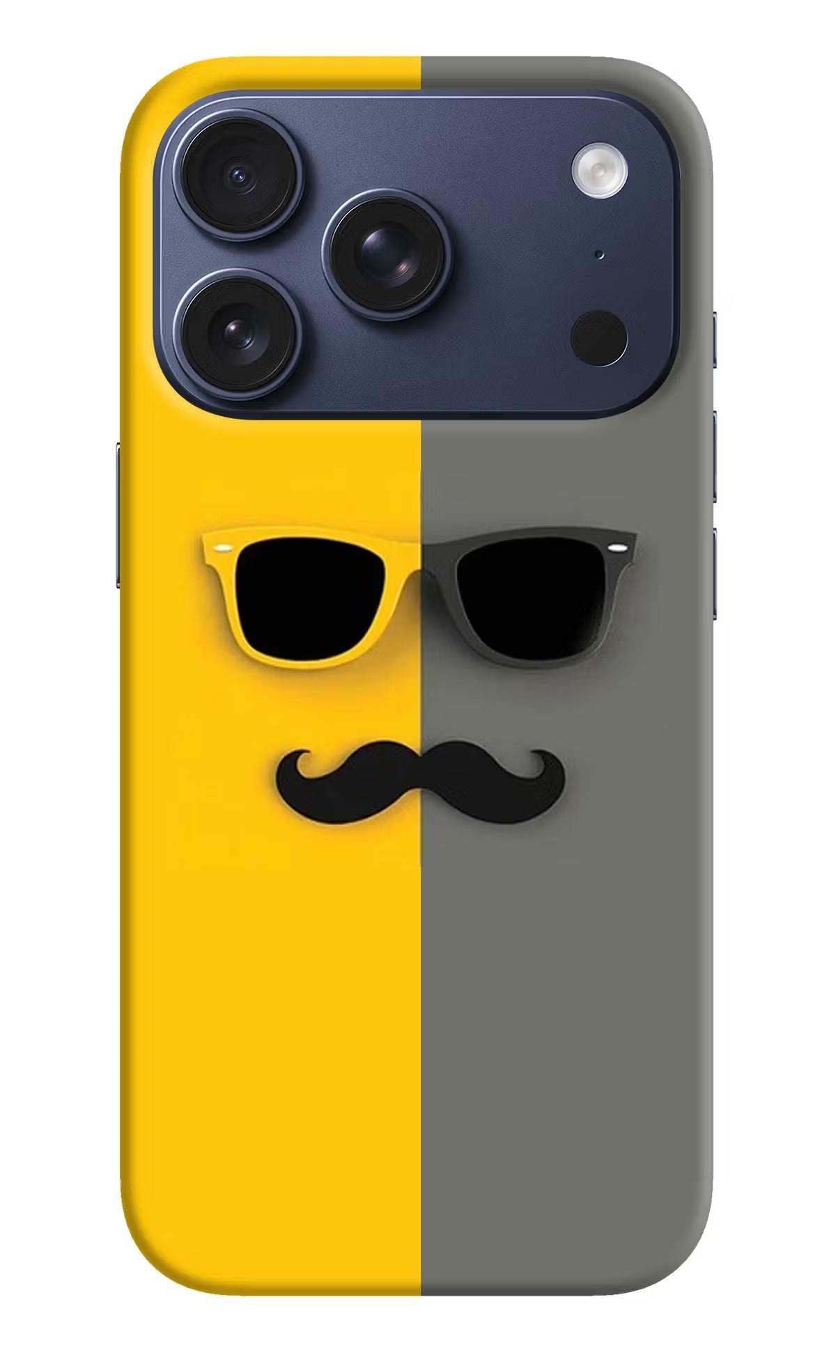 Sunglasses with Mustache iPhone 17 Pro Back Cover