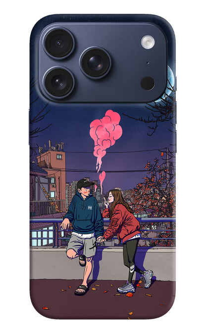 Chilling Couple iPhone 17 Pro Back Cover
