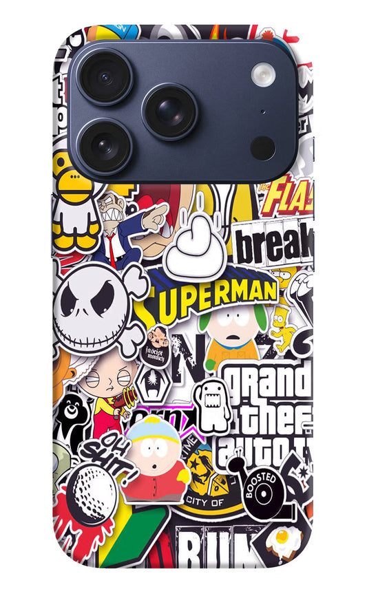 Sticker Bomb iPhone 17 Pro Back Cover