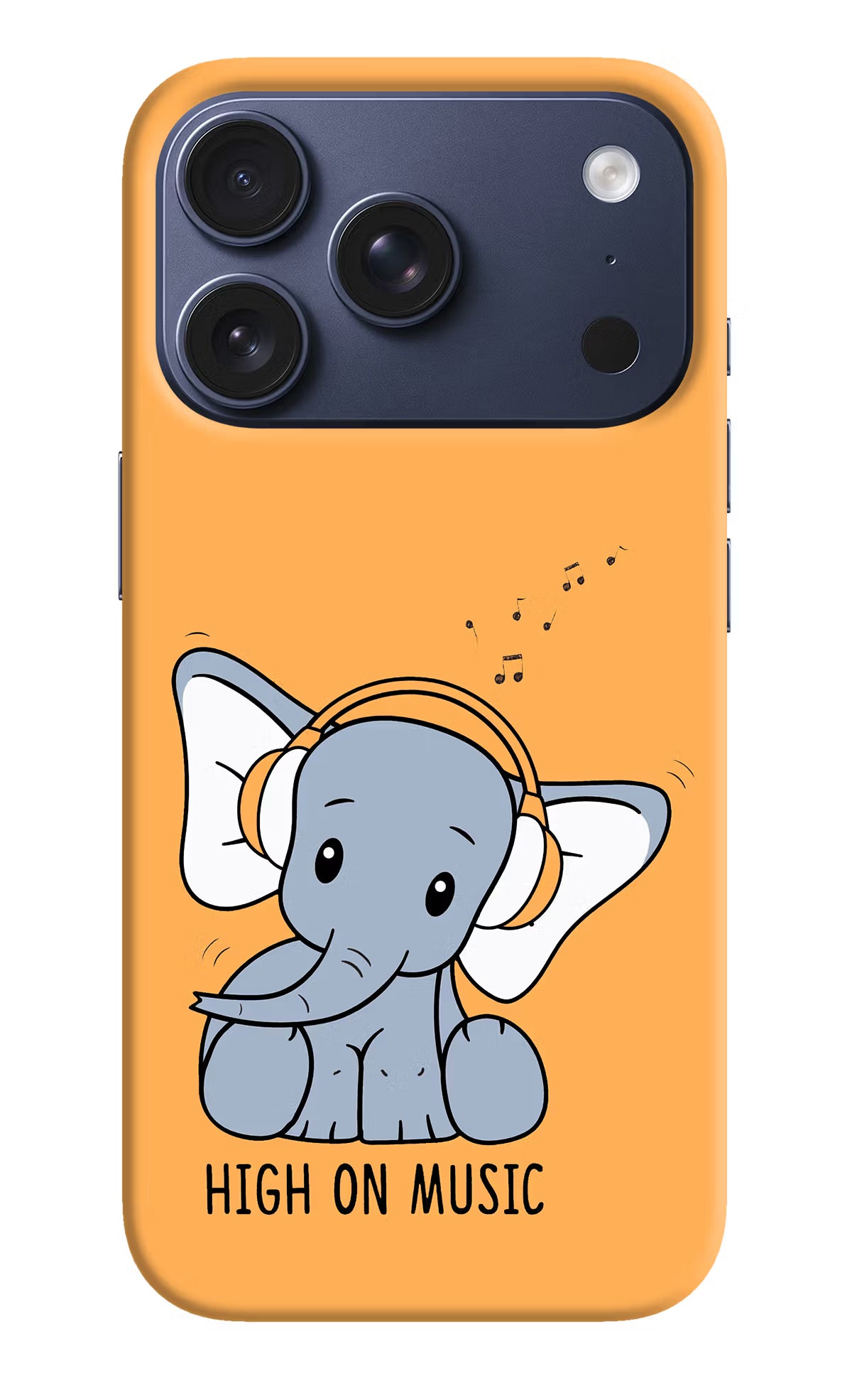 High On Music iPhone 17 Pro Back Cover