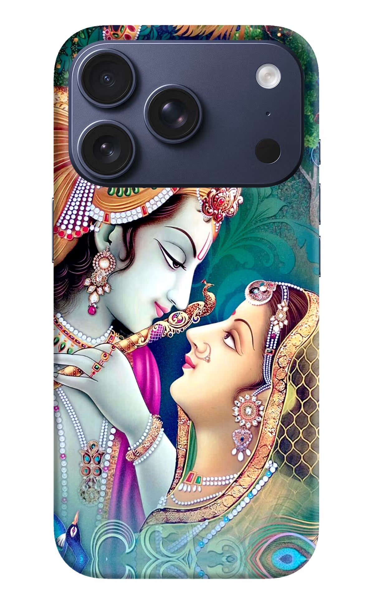 Lord Radha Krishna iPhone 17 Pro Back Cover