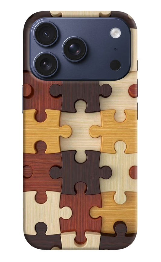 Wooden Puzzle iPhone 17 Pro Back Cover