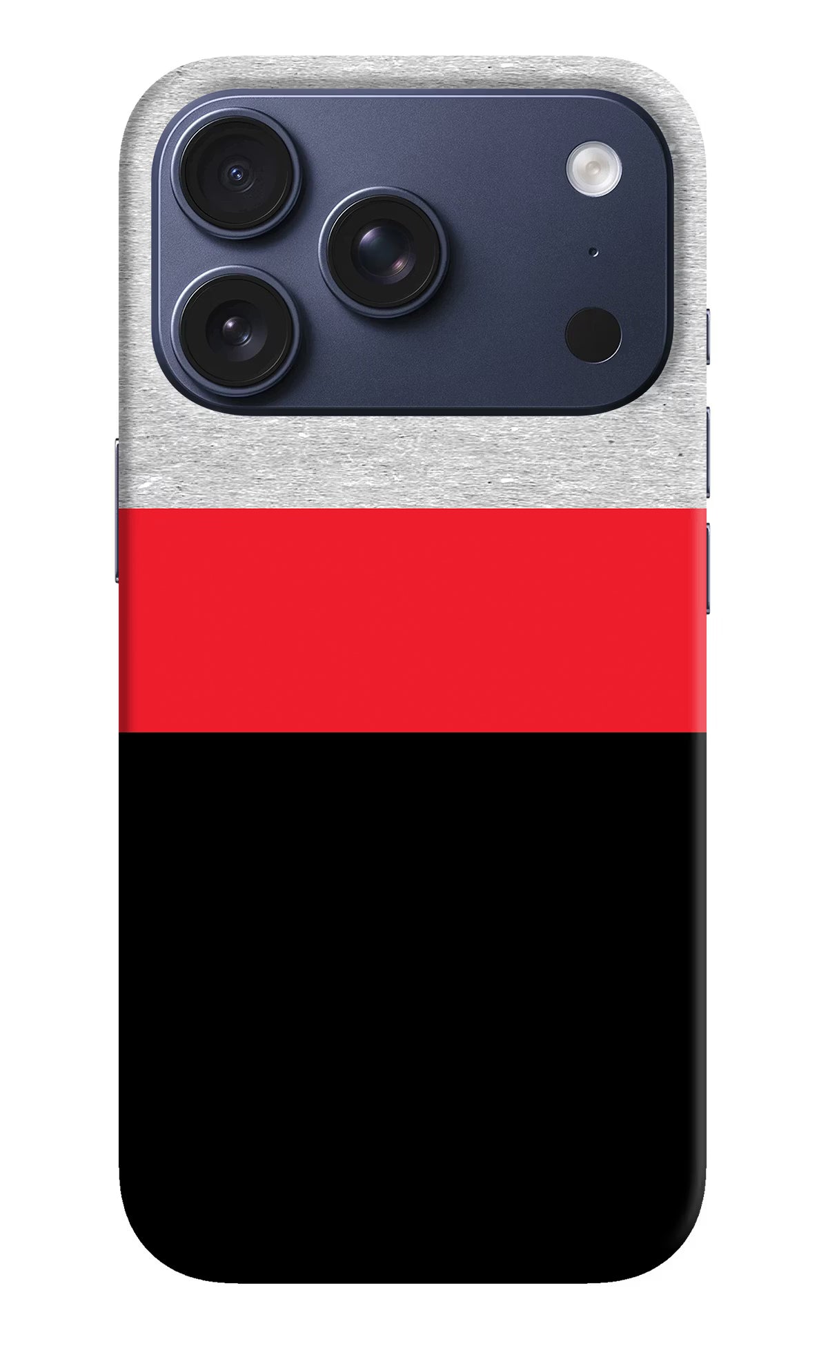 Tri Color Pattern iPhone 17 Pro Back Cover