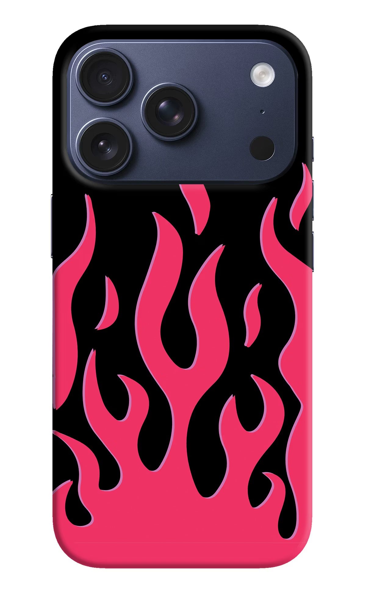 Fire Flames iPhone 17 Pro Back Cover