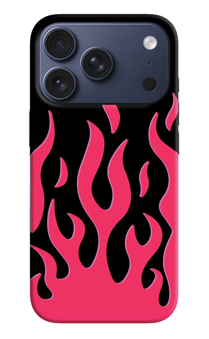 Fire Flames iPhone 17 Pro Back Cover