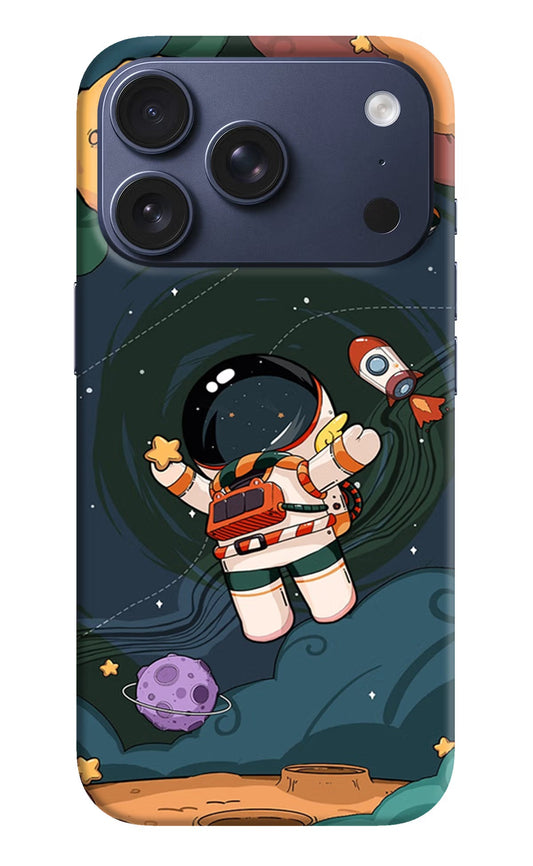 Cartoon Astronaut iPhone 17 Pro Back Cover