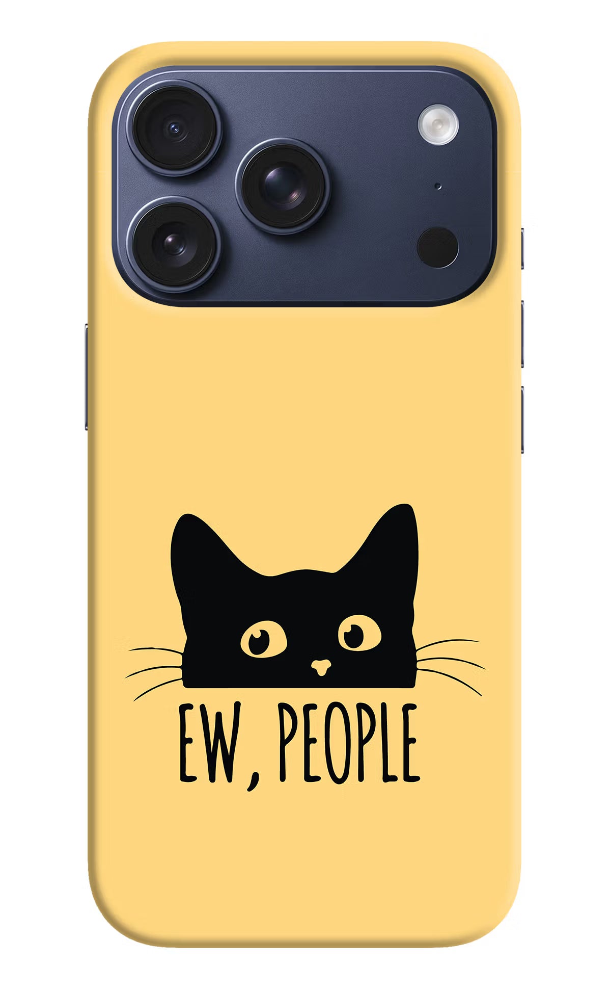 Ew People Catitude iPhone 17 Pro Back Cover