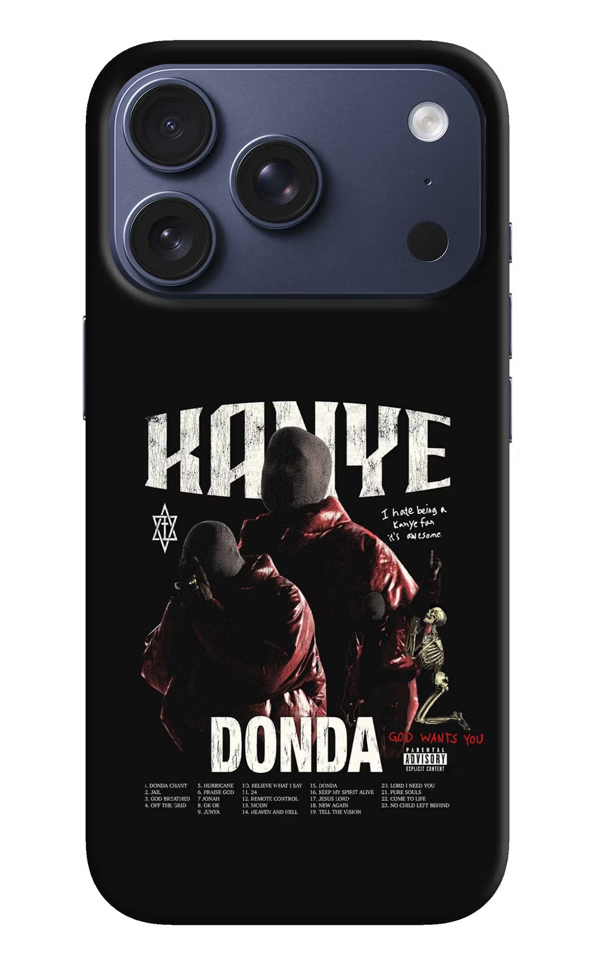 Donda Kanye West iPhone 17 Pro Back Cover
