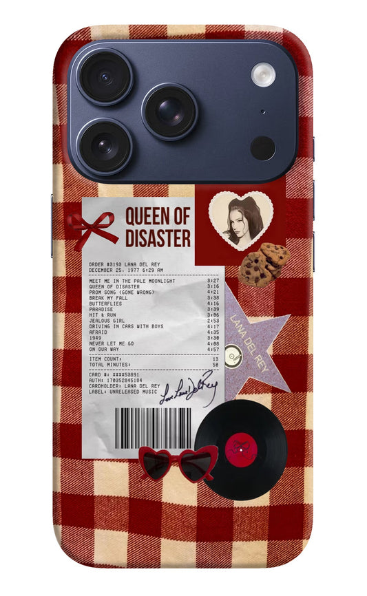 Queen of Disaster iPhone 17 Pro Back Cover