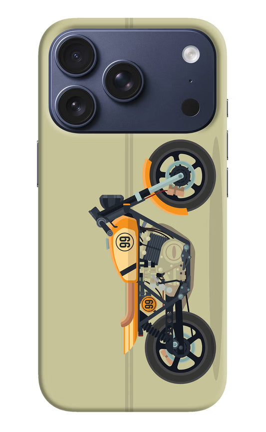 Vertical Speedster iPhone 17 Pro Back Cover