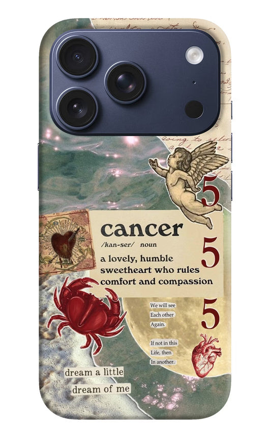 Cancer Zodiac iPhone 17 Pro Back Cover
