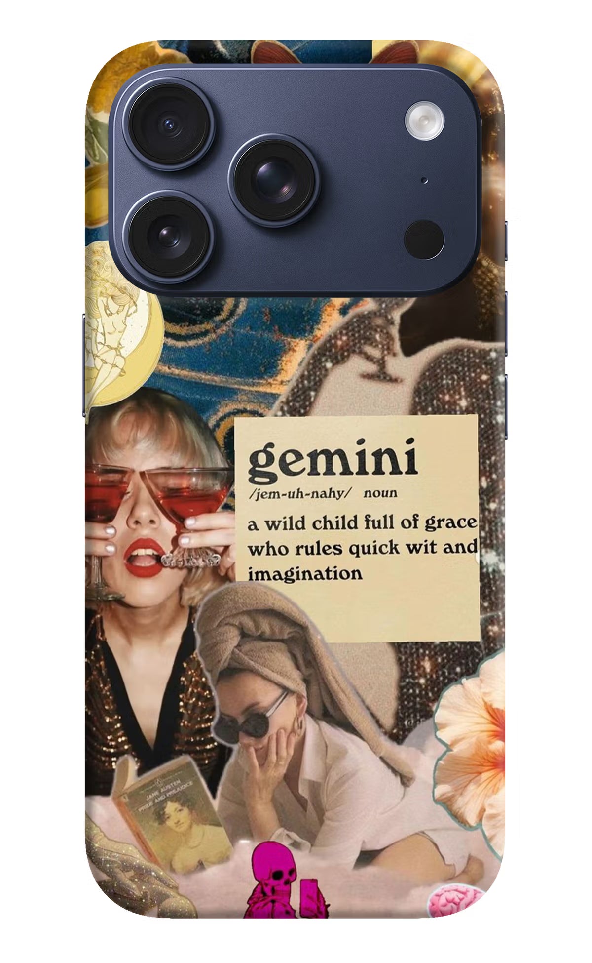 Gemini Zodiac iPhone 17 Pro Back Cover