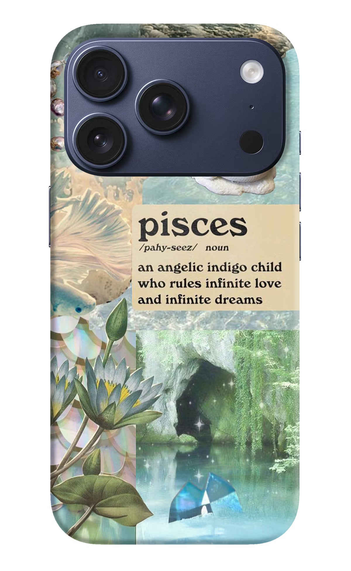 Pisces Zodiac iPhone 17 Pro Back Cover