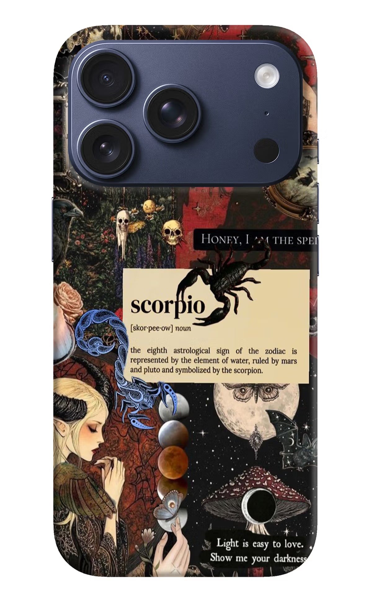 Scorpio Zodiac iPhone 17 Pro Back Cover